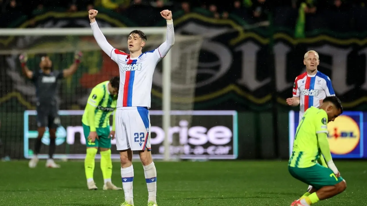 ผลบอลเมื่อคืน คริสตัลพาเลซ ต่อเวลาทุบ เออีเค ลาร์นาก้า ลิ่ว 8 ทีม คอนเฟอเรนซ์ลีก