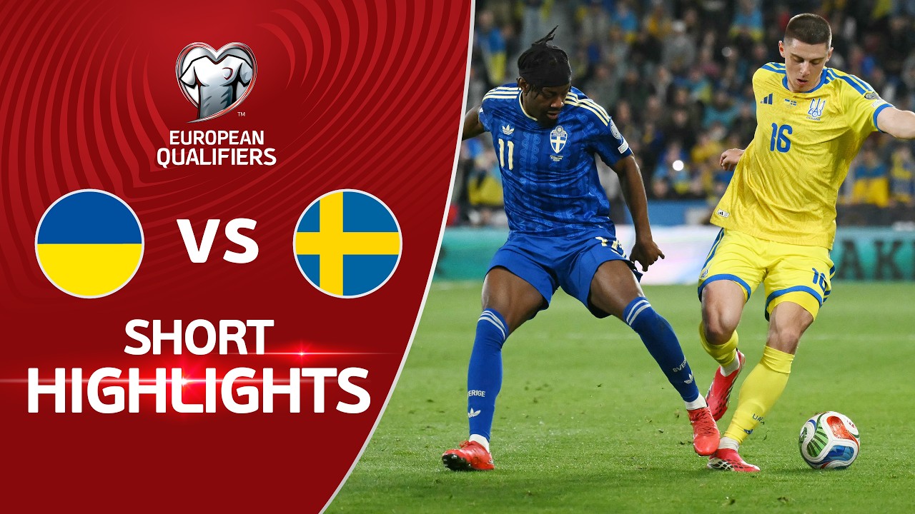 [Highlight] World Cup 2026 European Qualifiers : Ukraine vs Sweden (27-03-69)