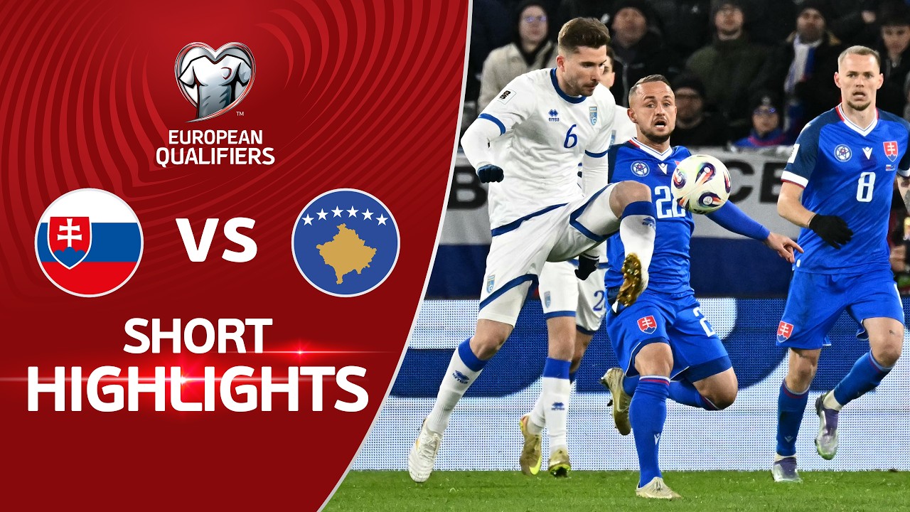 [Highlight] World Cup 2026 European Qualifiers : Slovakia vs Kosovo (27-03-69)