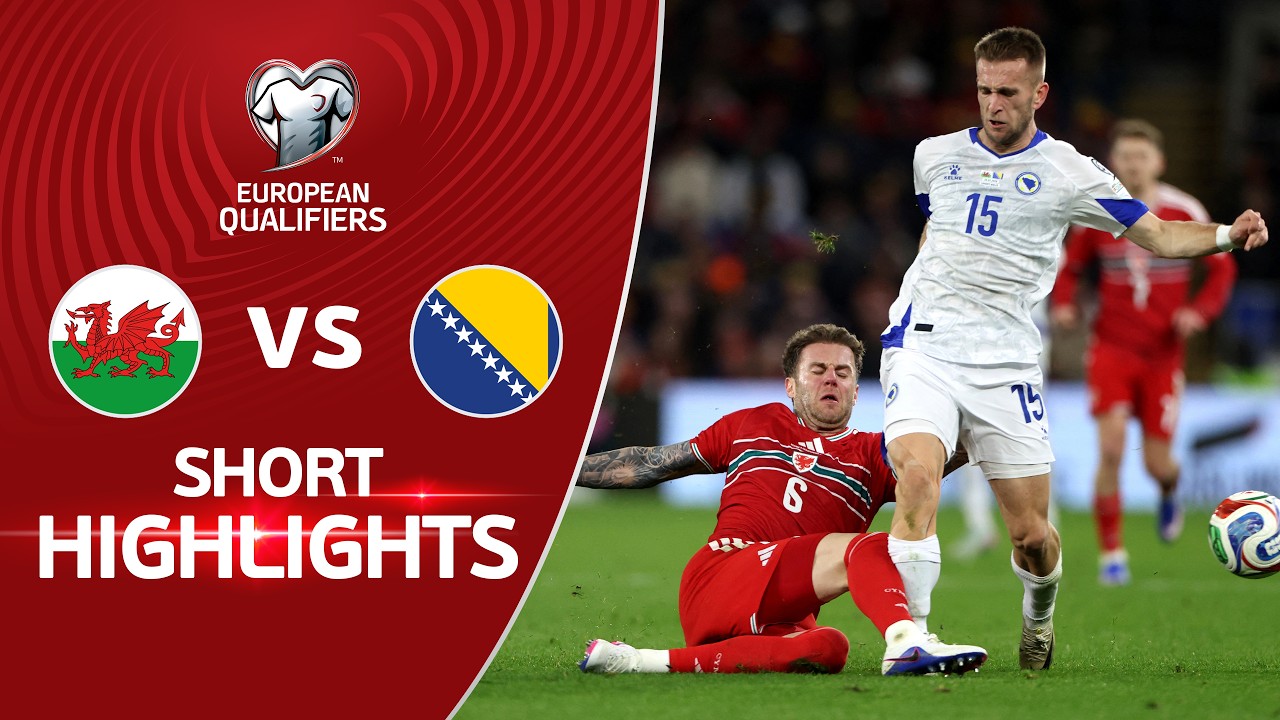 [Highlight] World Cup 2026 European Qualifiers : Wales vs Bosnia and Herzegovina (27-03-69)