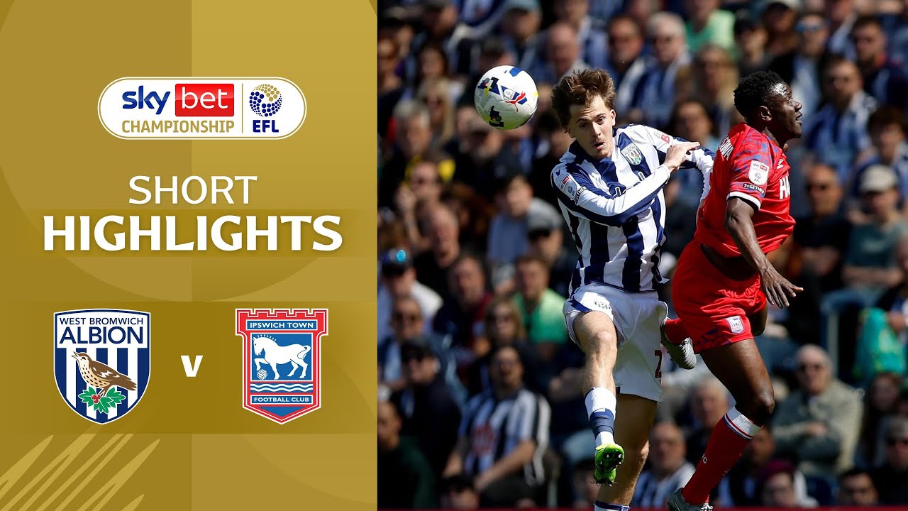 [Highlight] EFL Championship : West Bromwich Albion vs Ipswich Town (25-04-69)